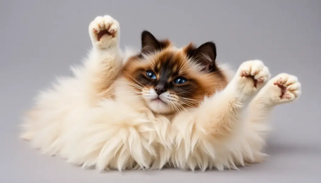 Cat Breeds of America: Furry Housewives of the Feline World A Maine Coon displaying its kingly stature on a living room couch.
