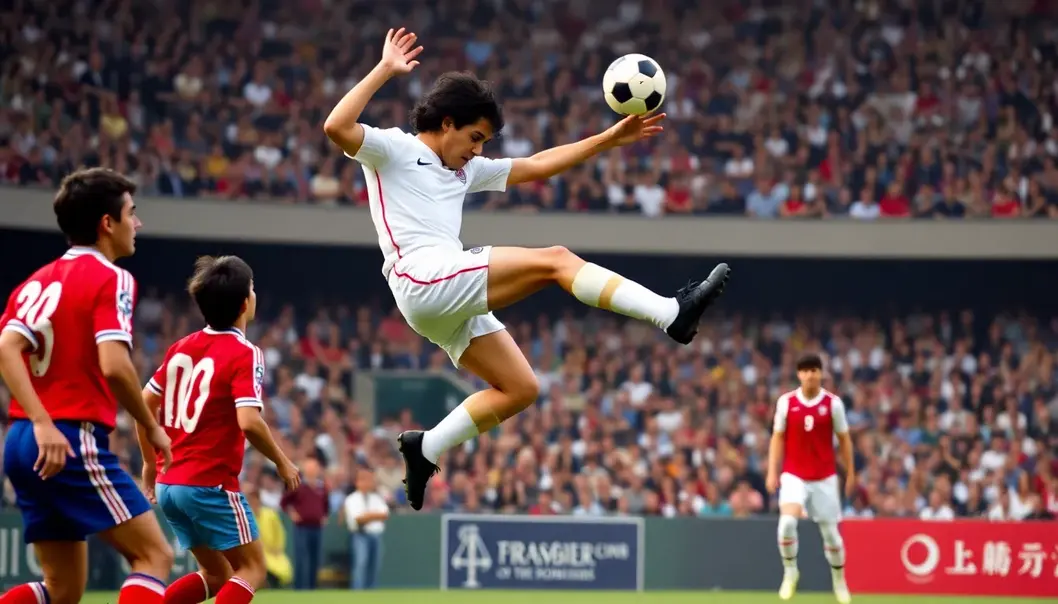Timeless Euphoria: Iconic Moments in World Cup History Maradona’s infamous ‘Hand of God’ goal, 1986.