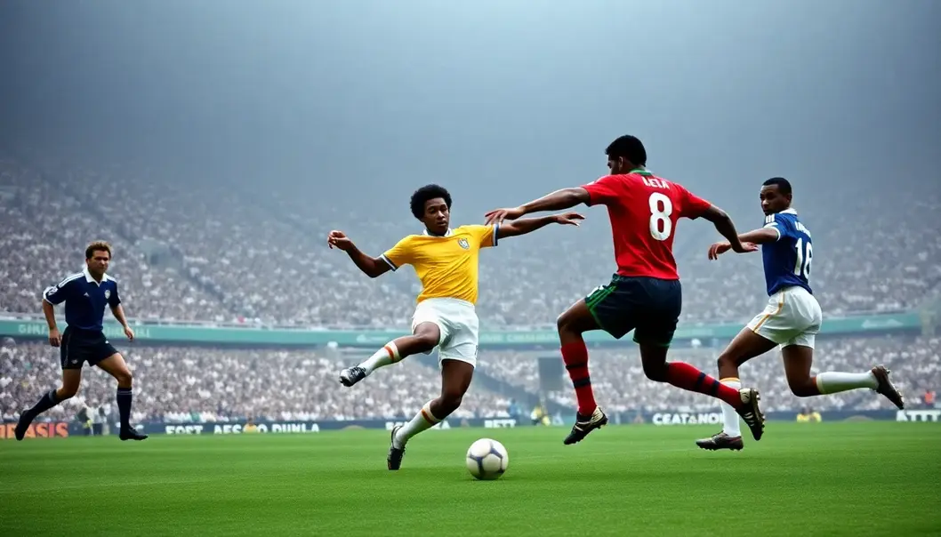 Timeless Euphoria: Iconic Moments in World Cup History Maradona’s infamous ‘Hand of God’ goal, 1986.