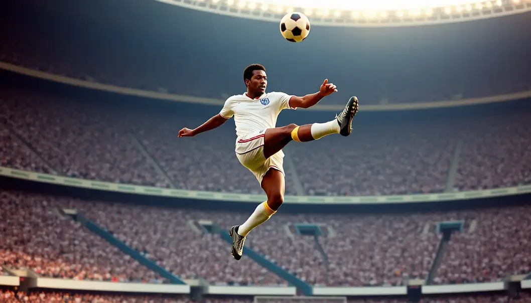 Elegance and Drama: Top 10 Unforgettable World Cup Moments Pelé demonstrating unparalleled skill during a World Cup match.